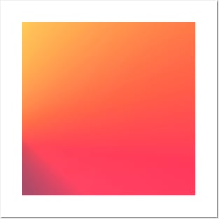 red orange pink gradient texture Posters and Art